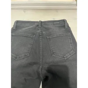 Just Black Denim Jeans Women's Size 27‎ Black Distressed Hem High Rise Skinny thumbnail 8
