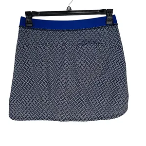 RLX Ralph Lauren Womens Golf Skirt Skort Geometric Print‎ Navy Blue Size S thumbnail 9