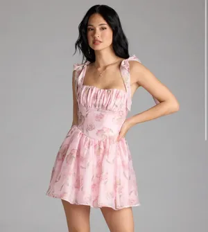 Windsor Mini Light Pink Dress  thumbnail 5