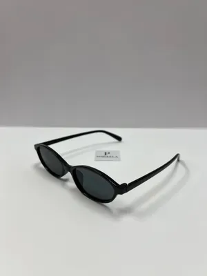 black oval sunglasses / 90s oval sunglasses thumbnail 2