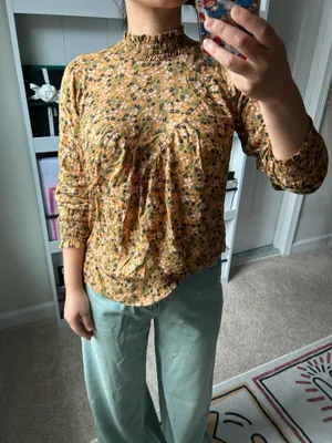 William Rast floral blouse top. S thumbnail 11