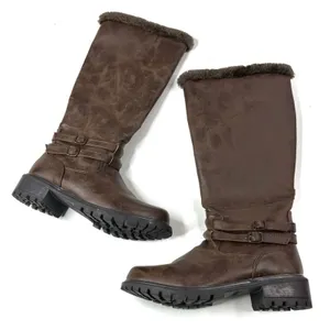 G.H. Bass & Co. | Lydia Brown Tall Faux Fur Lined Fashion Winter Boots 7 thumbnail 1