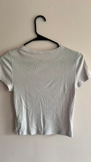 american eagle lavender peace sign embroidered tee thumbnail 8