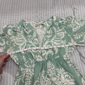 Amanda Uprichard teal Mini Dress‎ thumbnail 4