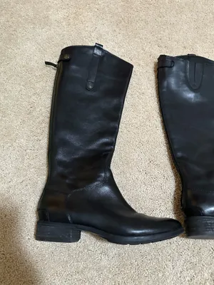 Sam Edelman Black Leather Knee‑High Boots thumbnail 2