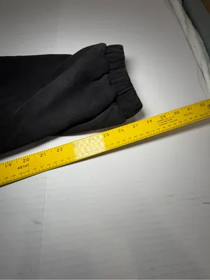 Women's Black Fleece Joggers - Relaxed Fit thumbnail 4