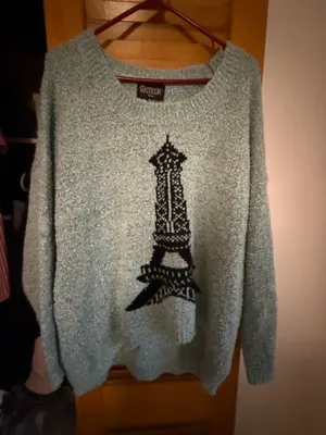 Mia Maddison Eiffel Tower light blue weather 2xl thumbnail 1