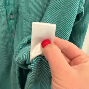 Free people daydream green stripe button down thumbnail 11