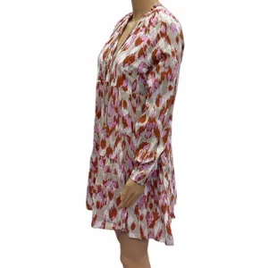 Jessica Simpson Cotton Boho Peasant Mini Dress Womens Medium thumbnail 5