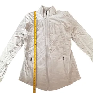 Alphalete Women's M‎ Full Zip Pro Elite Performance Jacket White Silver Camo NWT thumbnail 7
