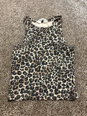 H&M A cheetah print tank top thumbnail 2