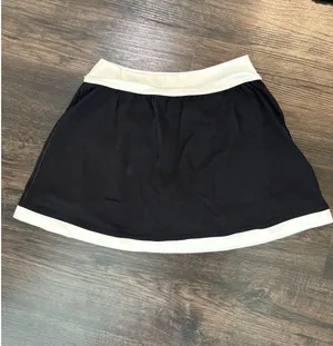 Aerie black/white athletic skirt thumbnail 2