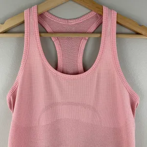 Lululemon Pink Taupe Swiftly Tech Racerback Athletic Workout Tank Top thumbnail 4