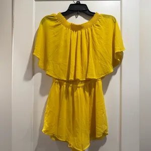 Show Me Your MuMu Sunny Yellow‎ Romper Size Small thumbnail 2