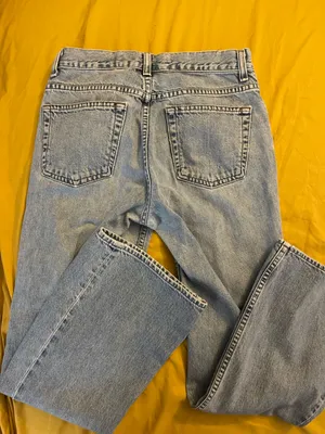 GAP Light Blue Flare Jeans - High Rise Anklet thumbnail 4