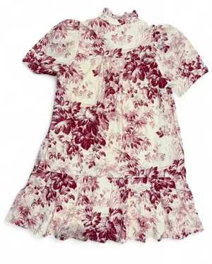 fab'rik Toile Pink Floral Mini Dress Small thumbnail 3