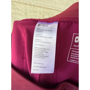 FIGS Women Dark Magenta‎ Zamora Scrub Jogger Pants PO 2191 Size XXS thumbnail 4