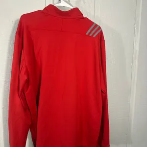 Adidas Red 1/4 Zip Pullover Size XL EUC thumbnail 4