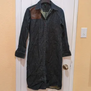 Ralph Lauren Jean Co. XS cotton denim dress. . thumbnail 4