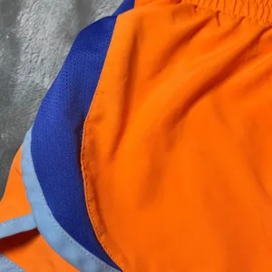 Nike Dri-FIT Womens Size Medium Running Shorts Orange‎ Blue Athletic Gym Workout thumbnail 12