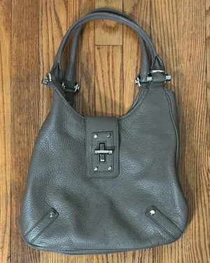 Banana Republic Peddled‎ Leather Shoulder Bag Taupe thumbnail 1