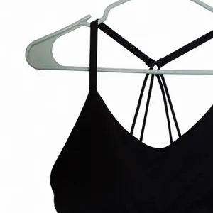 Black Strappy Sports Bra thumbnail 2