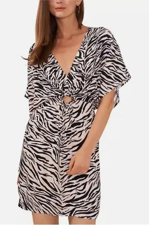 1.STATE Women's Animal-Print‎ Dress Cover-Up Size Small thumbnail 1