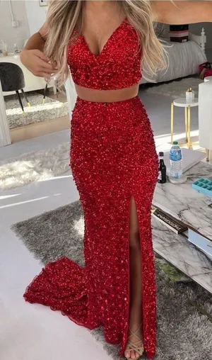 Beaded Gown thumbnail 1