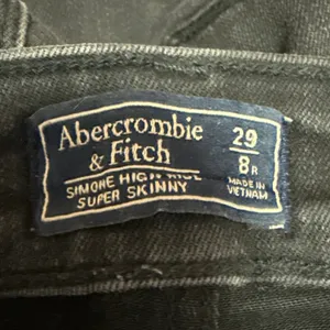 Abercrombie & Fitch Simone Women's Black High Rise Super Skinny Denim Jeans 29 thumbnail 4