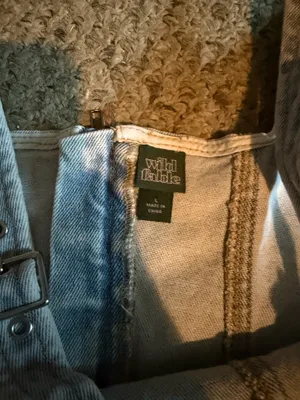 Wild Fable Denim corset target thumbnail 3