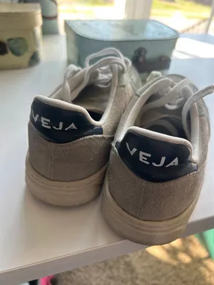 Veja multicolor suede lace up sneakers comfort trainer pastel preppy size US 8 thumbnail 4