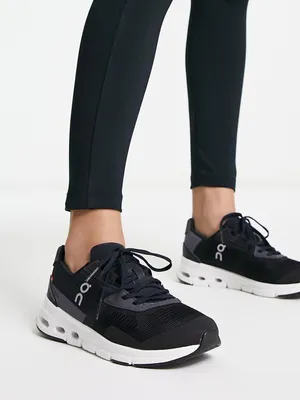 On Cloud Cloudrift Sneakers Black White Women’s Size 7.5 thumbnail 1