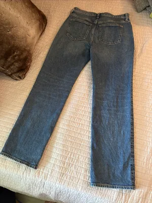 J. Crew Nipped straight high rise jean in semi stretch Bangkok med wash 28” thumbnail 11