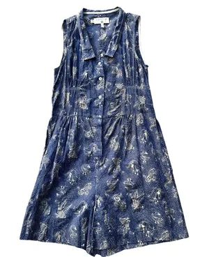 Cotelac romper size 0‎ cotton boho Blue thumbnail 1