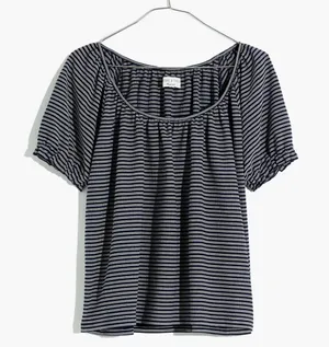 TEXTURE & THREAD PEASANT TOP Medium New thumbnail 5