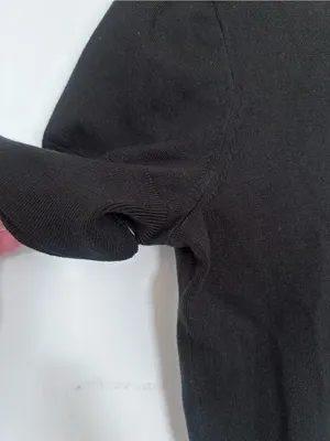 J.Crew Black Shrunken Tencel Lyocell-Blend T-Shirt Short Sleeve Size Small thumbnail 3