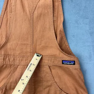 Patagonia Stand Up Shortalls S Umber Brown Organic Cotton Canvas Overalls thumbnail 7