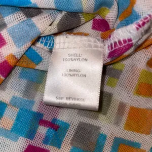 Madison Tank Top Womens Medium Multicolor Geometric Mesh Y2K Artsy thumbnail 4