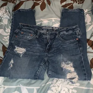 American Eagle destroyed denim thumbnail 1