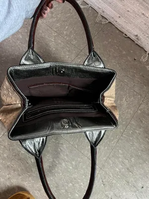 Elite Jeans Ostrich leather shoulder bag thumbnail 4