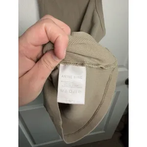 ANINE BING Women's Cole Organic Cotton Tank Top Beige Stretch Size Small thumbnail 3
