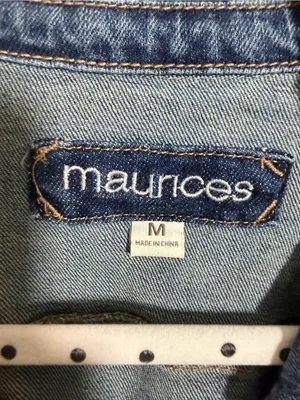 Maurice’s Denim Jean Jacket with side ties thumbnail 5
