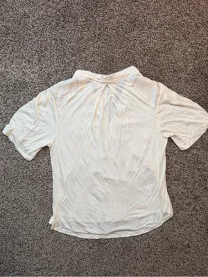Anthropologie TINY Eliana Embroidered Floral Top Ivory Small NWT thumbnail 10