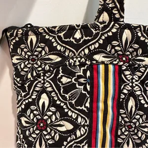 Vera Bradley Barcelona Shoulder Tote Bag Zip Top Retired thumbnail 2