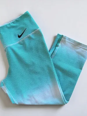 Under Armour Hoodie + Nike Leggings Bundle | Teal Athleisure Set thumbnail 2