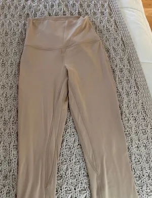 Size 2 Lululemon Tan Leggings thumbnail 1