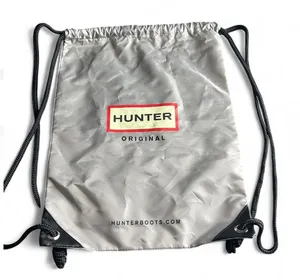 Hunter Boots Gray Drawstring Duster Bag. thumbnail 1
