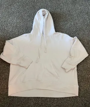 aerie Men's Crewneck Hoodie in Soft White thumbnail 1