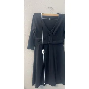 Patagonia Long‎ Sleeve Margot Dress Medium Black thumbnail 4