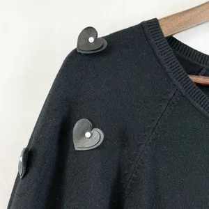 Sioni Womens Sweater Size Large 3D Heart Soft Grunge Romantic Euro‎ Whimsy Cozy thumbnail 3